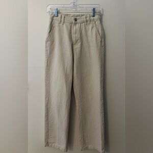 Zara women’s cream colored jeans size 4